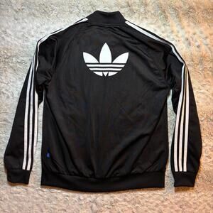 Adidas Women's Black and White Bomber Jacket